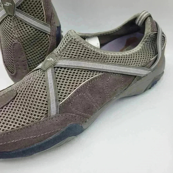 Dr. Schoolls Outdoor Hiking Women's Mesh Shoe Gel Size 8 Gray/Brown - Picture 2 of 14